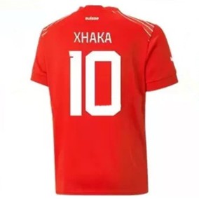 Prima Maglia Svizzera Mondiali 2022 Granit Xhaka 10